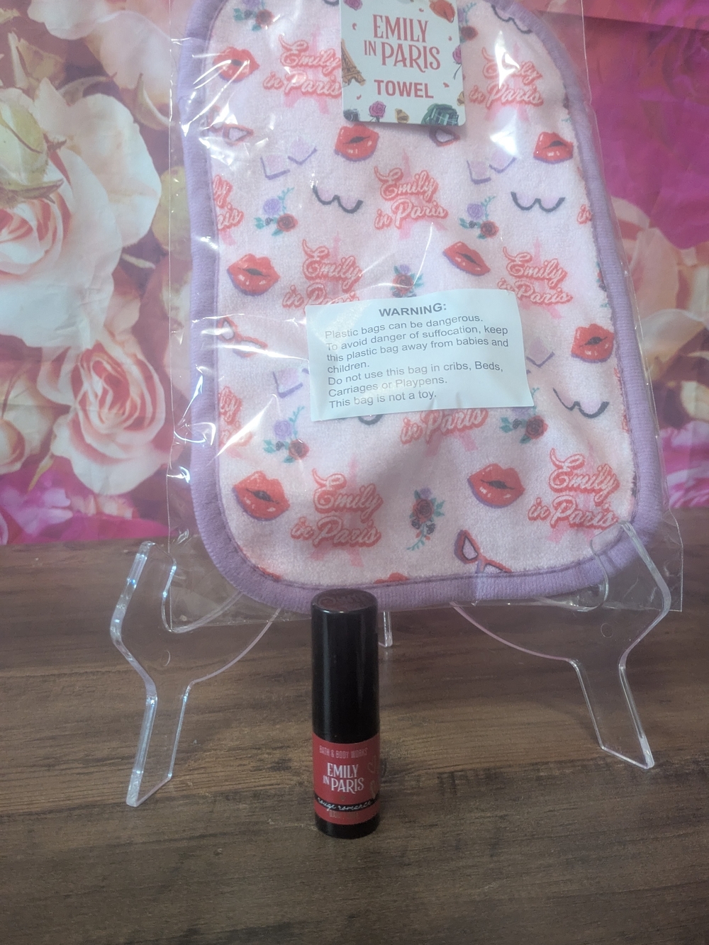 Pink Lip Tint Stick - Soft Pink And Towel